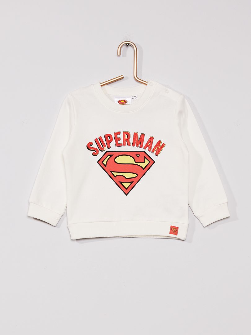 Felpa 'Superman' Bianco - Kiabi