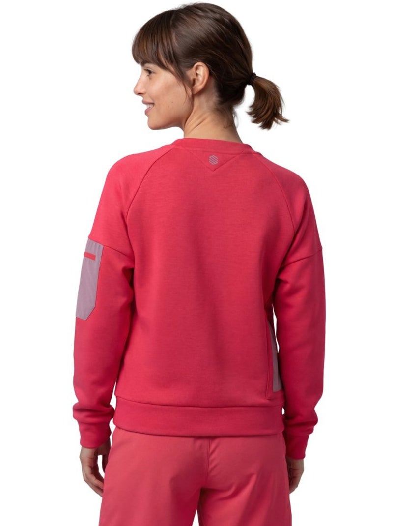 Felpa tecnica escursionismo donna donna tatras-w Rosso - Kiabi