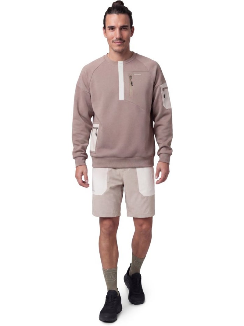 Felpa tecnica escursionismo uomo uomo tatras sand Beige - Kiabi