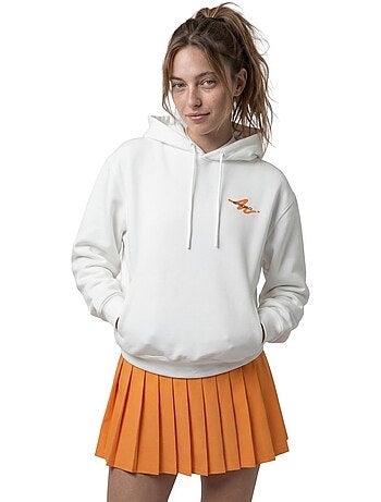 Felpa tennis con cappuccio donna tennis donna newport-w