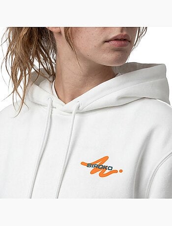 Felpa tennis con cappuccio donna tennis donna newport-w