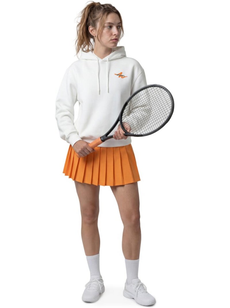 Felpa tennis con cappuccio donna tennis donna newport-w Bianco - Kiabi