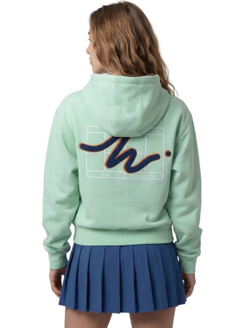 Felpa tennis con cappuccio donna tennis donna newport-w light - Kiabi Felpa tennis con cappuccio donna tennis donna newport-w light - Kiabi