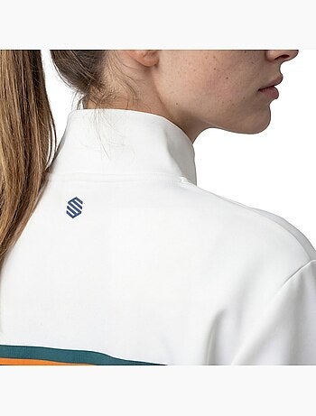 Felpa tennis mezza zip donna tennis donna tiebreak-w