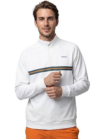 Felpa tennis mezza zip uomo tennis uomo tiebreak