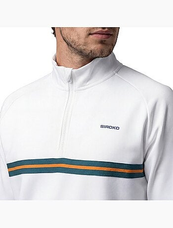 Felpa tennis mezza zip uomo tennis uomo tiebreak