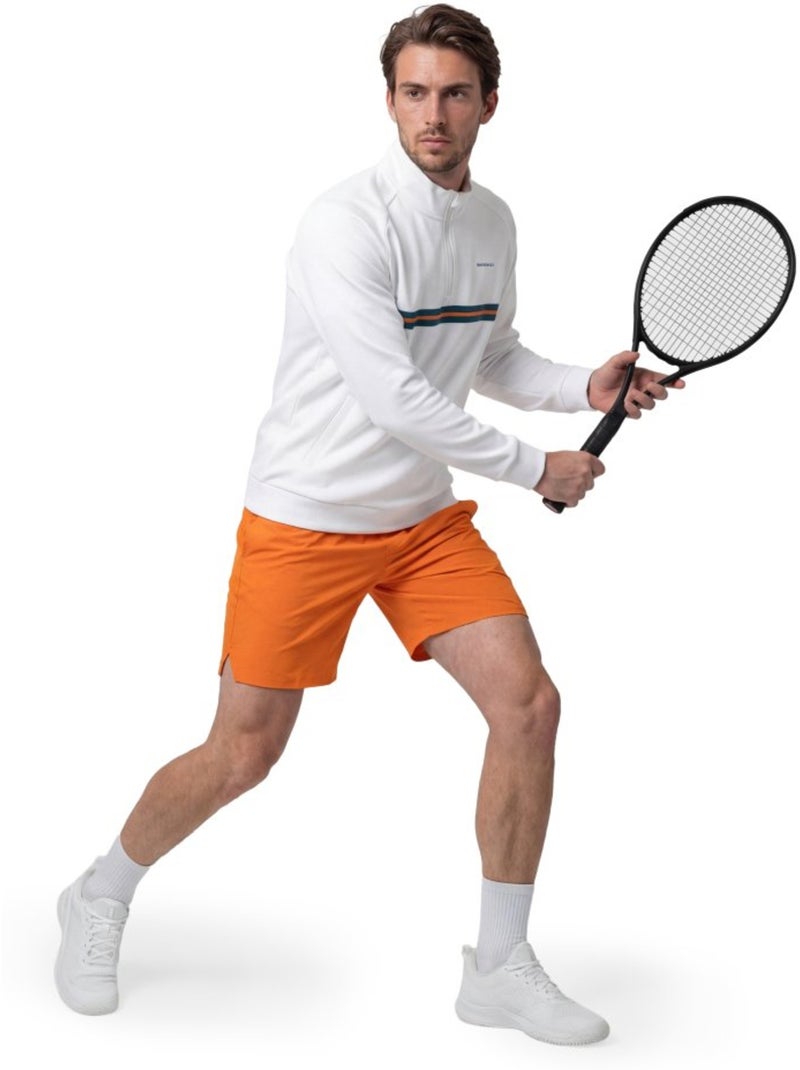 Felpa tennis mezza zip uomo tennis uomo tiebreak Bianco - Kiabi