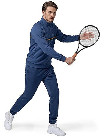 Felpa tennis mezza zip uomo tennis uomo tiebreak navy