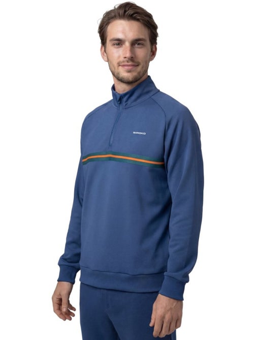 Felpa tennis mezza zip uomo tennis uomo tiebreak navy - Kiabi