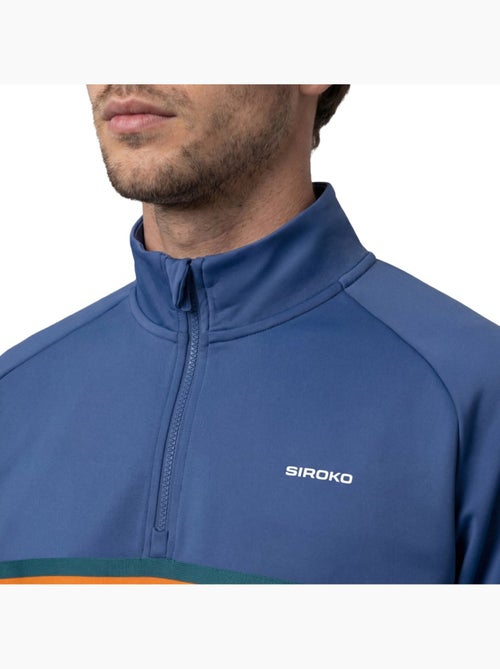 Felpa tennis mezza zip uomo tennis uomo tiebreak navy - Kiabi