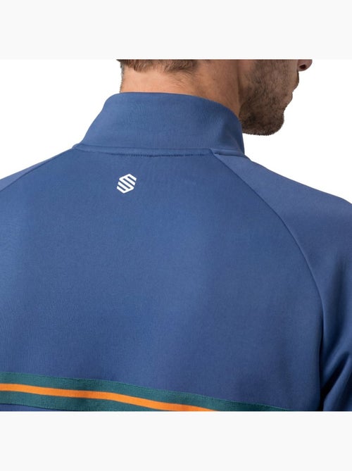 Felpa tennis mezza zip uomo tennis uomo tiebreak navy - Kiabi