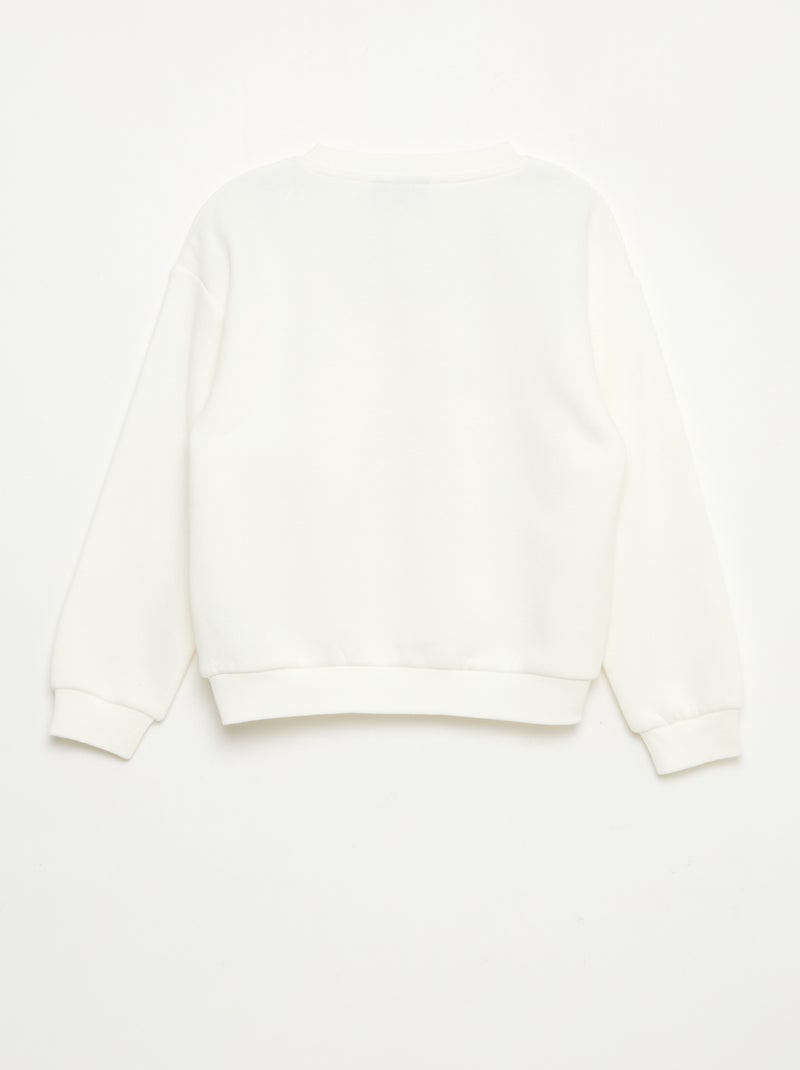 Felpa 'The Rolling Stones' girocollo Bianco - Kiabi