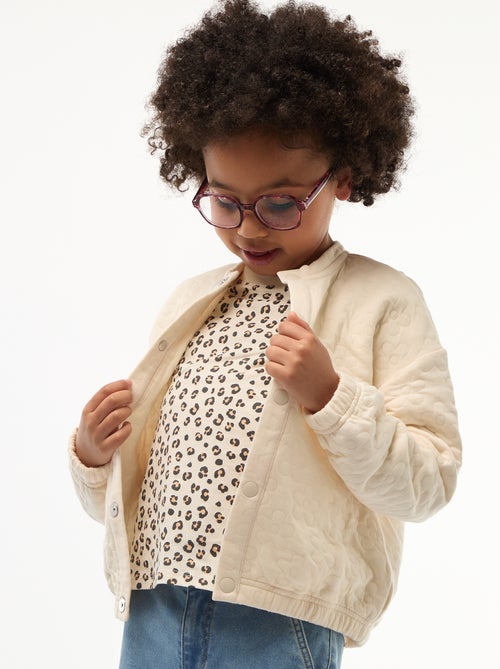 Felpa tinta unita effetto felpato - Collezione facile da indossare - Kiabi