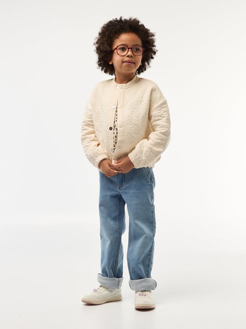 Felpa tinta unita effetto felpato - Collezione facile da indossare - Kiabi