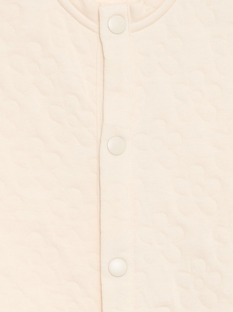 Felpa tinta unita effetto felpato - Collezione facile da indossare Beige - Kiabi