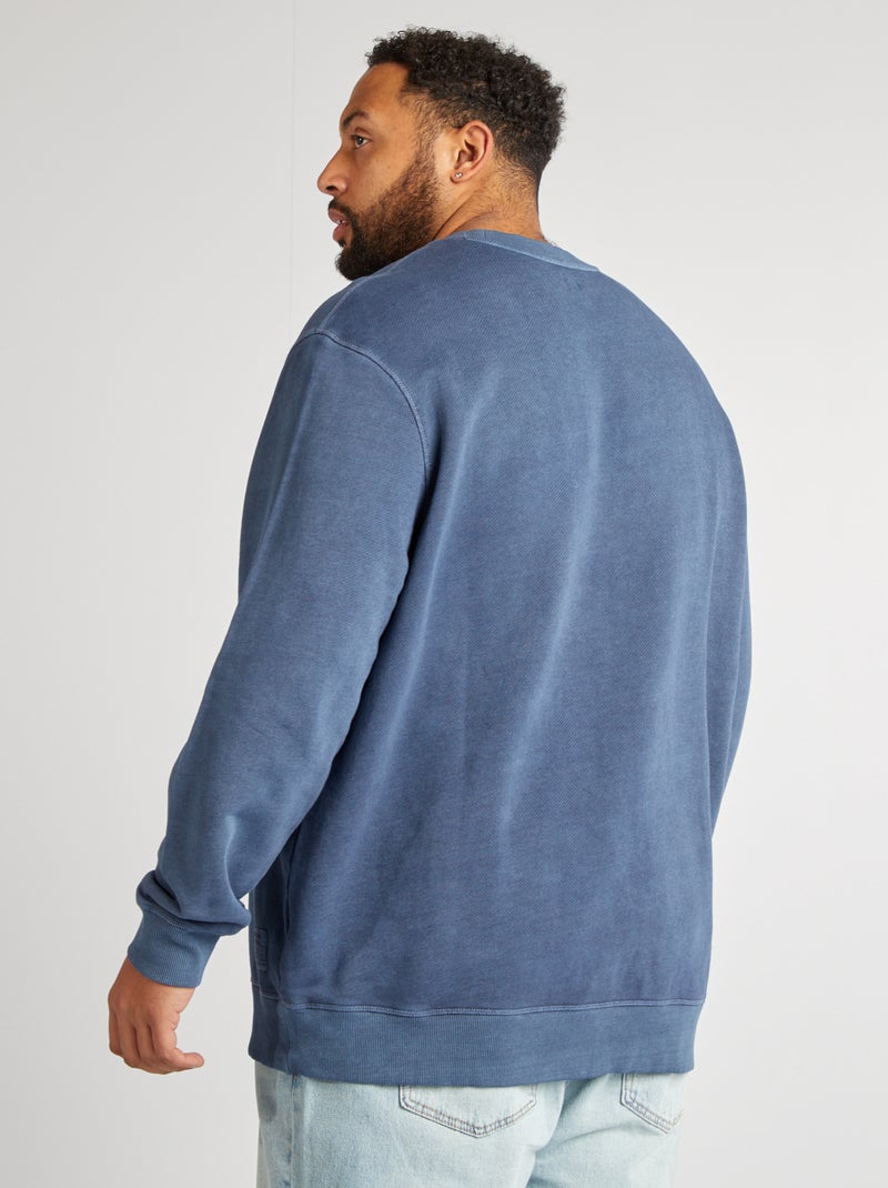 Felpa In Tessuto Felpato Tinta Unita - Beige - 11.00 - Foto 14