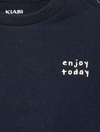 Felpa tinta unita in tessuto felpato