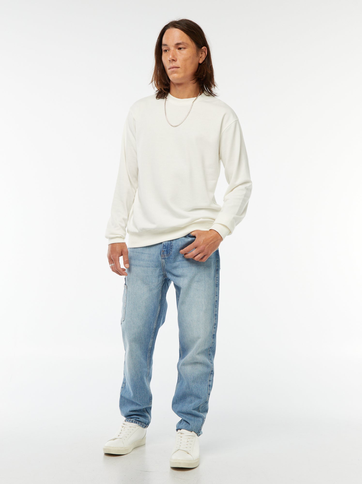 Felpa A Maniche Corte da Uomo di Pull&Bear in Neutro