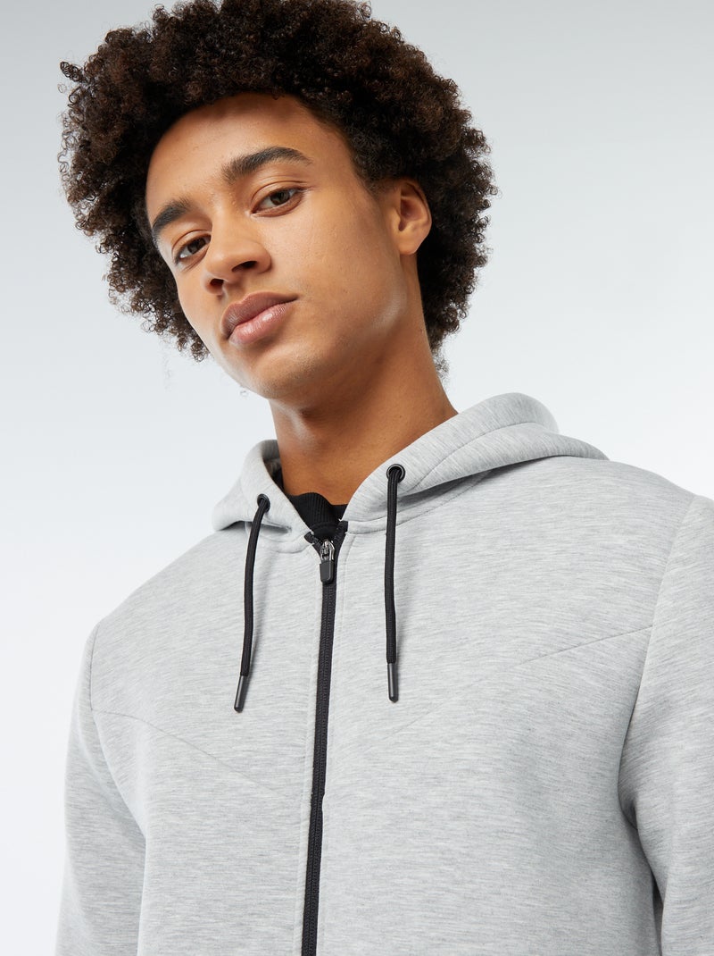 Felpa K-Way Da Uomo Con Zip E Cappuccio - Azzurra Sport - Foto 13