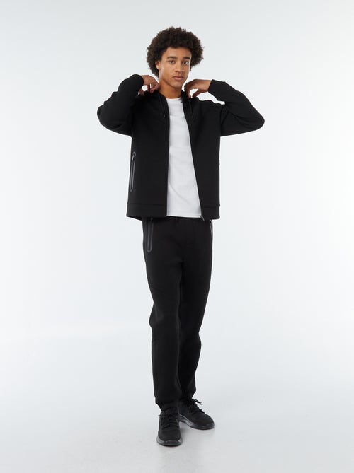 Felpa tinta unita in tessuto tipo neoprene - Kiabi