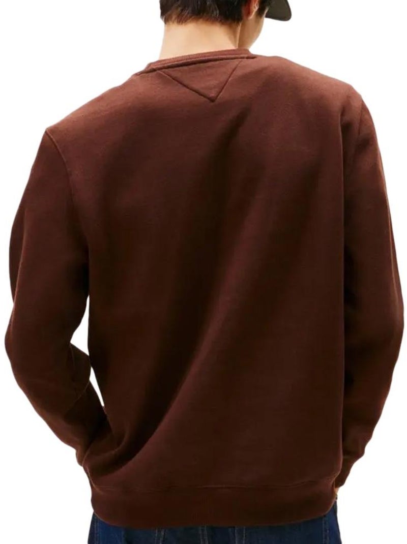 Felpa Tommy Hilfiger Uomo Marrone - Kiabi