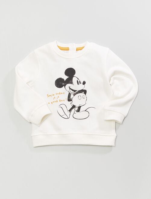 Felpa 'Topolino' 'Disney' - BIANCO - Kiabi - 10.00€