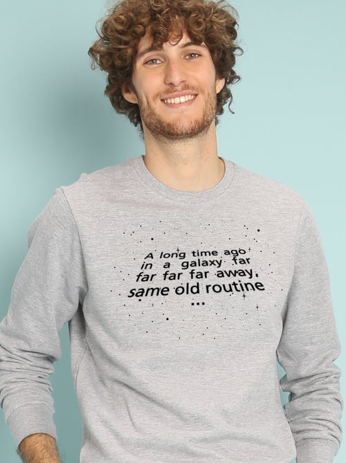 Felpa Uomo - A LONG TIME AGO - Kiabi