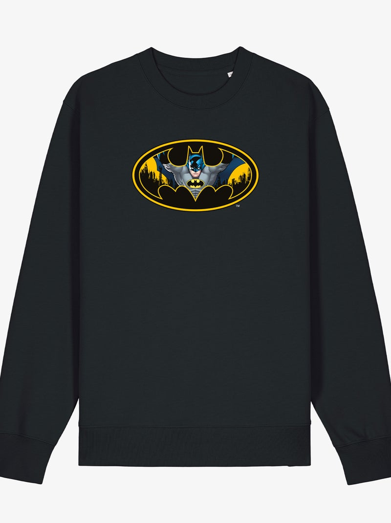 Felpa Uomo - BATMAN LOGO COULEUR Nero - Kiabi