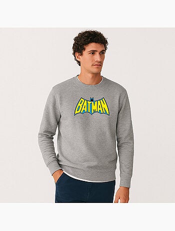 Felpa Uomo - BATMAN LOGO YELLOW BLUE