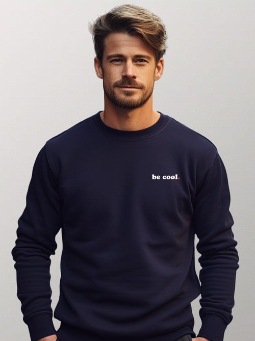 Felpa Uomo - BE COOL CŒUR - Kiabi