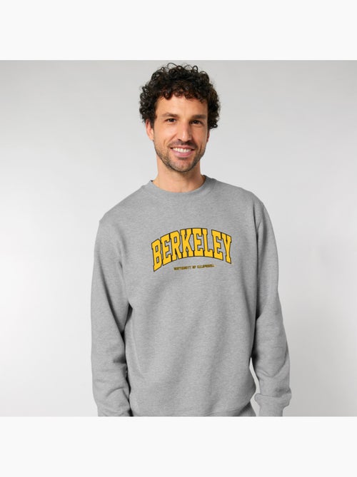 Felpa Uomo - BERKELEY UNIVERSITY YELLOW - Kiabi
