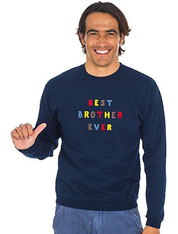 Felpa Uomo - BEST BROTHER EVER COLORÉ WAF