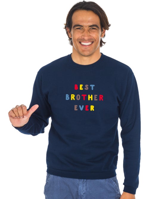 Felpa Uomo - BEST BROTHER EVER COLORÉ WAF - Kiabi