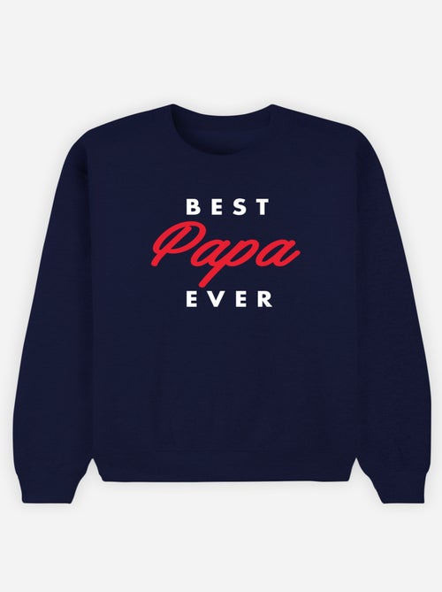 Felpa Uomo - BEST PAPA EVER - Kiabi Felpa Uomo - BEST PAPA EVER - Kiabi