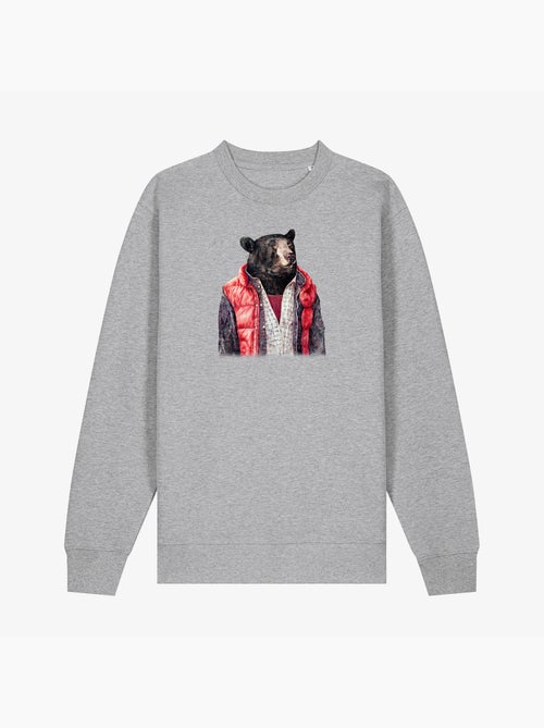 Felpa Uomo - BLACK BEAR - Kiabi