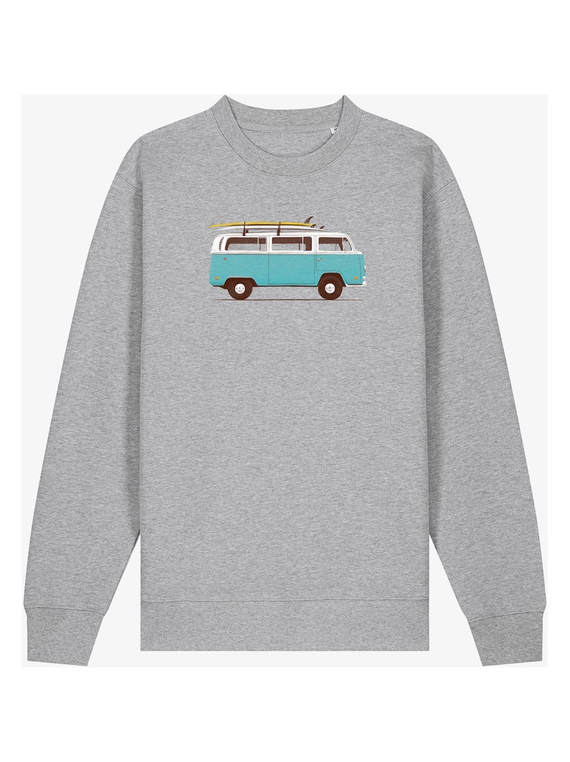 Felpa Uomo - BLUE VAN Grigio melangiato - Kiabi