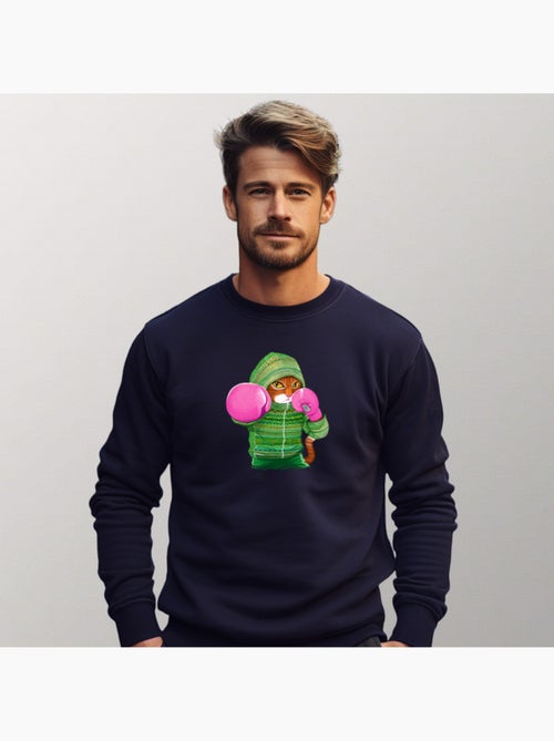 Felpa Uomo - BOXING CAT GINGER - Kiabi