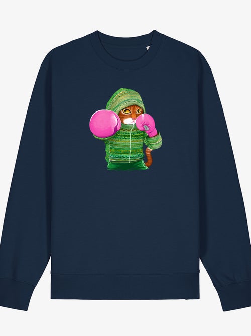 Felpa Uomo - BOXING CAT GINGER - Kiabi