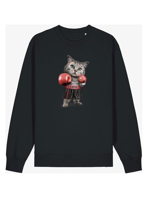 Felpa Uomo - BOXING CAT - Kiabi