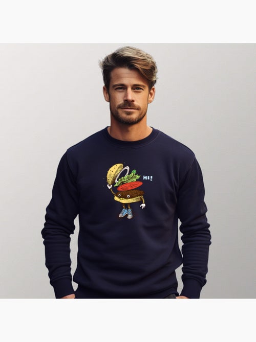 Felpa Uomo - BURGER GREETING - Kiabi