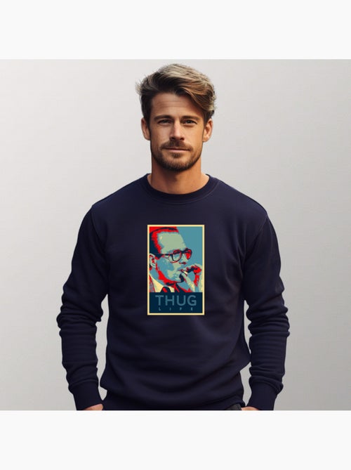 Felpa Uomo - CHIRAC THUG LIFE - Kiabi