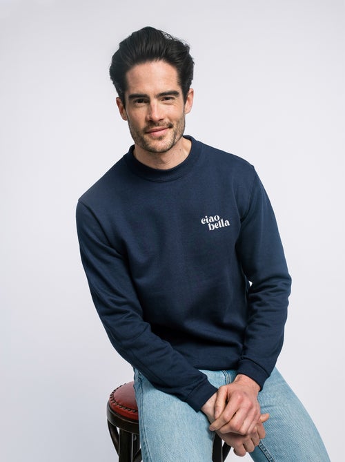 Felpa Uomo - CIAO BELLA CŒUR - Kiabi