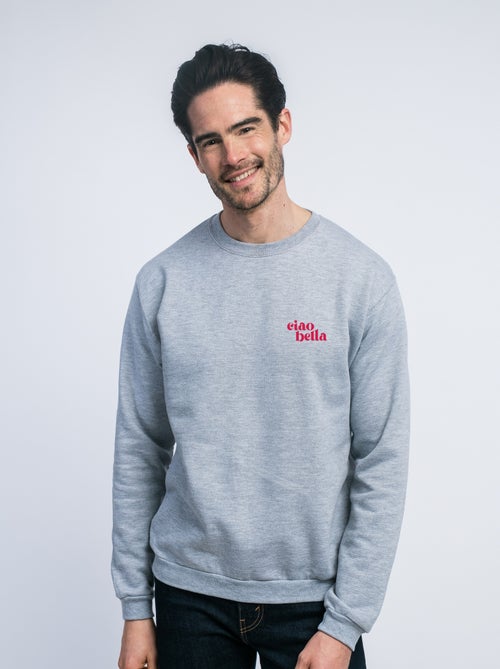 Felpa Uomo - CIAO BELLA CŒUR - Kiabi
