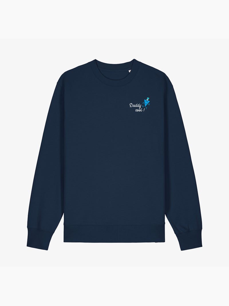 Felpa Uomo - DADDY COOL COEUR Blu marino - Kiabi