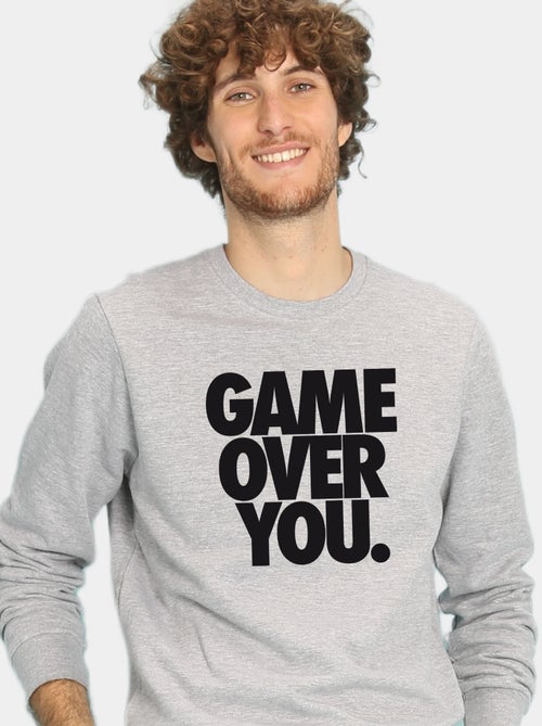 Felpa Uomo - GAME OVER YOU - Kiabi