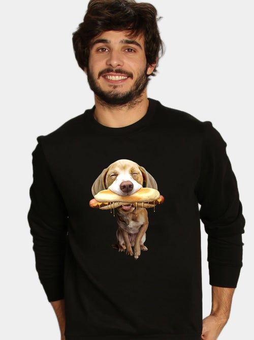 Felpa Uomo - HOT DOG - Kiabi