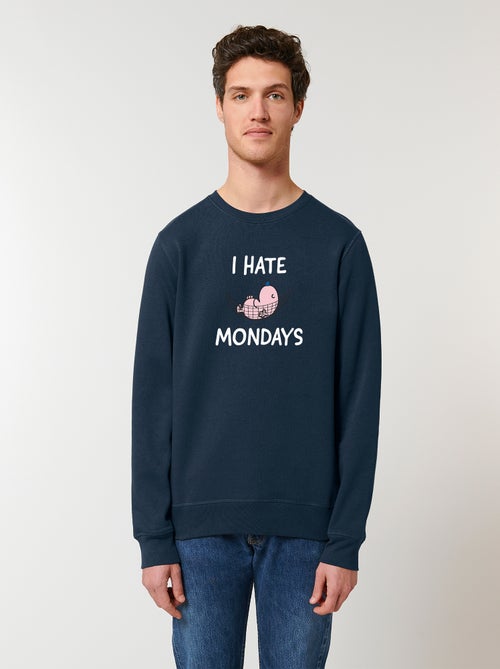 Felpa Uomo - I HATE MONDAYS - Kiabi