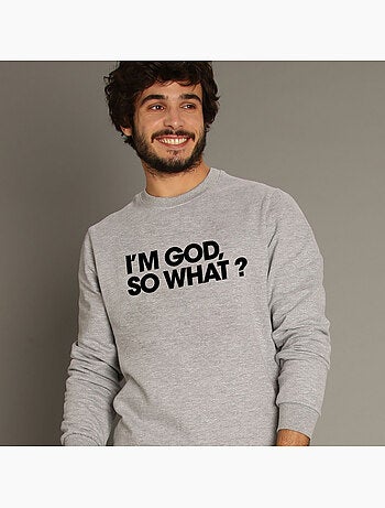 Felpa Uomo - I M GOD SO WHAT