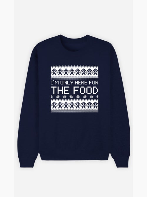 Felpa Uomo - I M ONLY HERE FOR THE FOOD - Kiabi