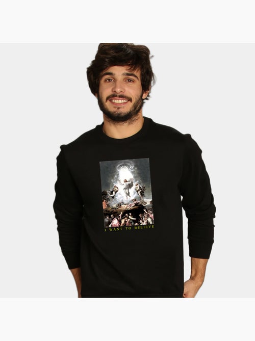 Felpa Uomo - I WANT TO BELIEVE - Kiabi